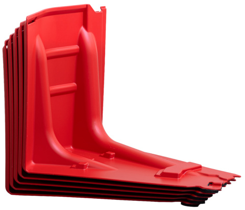 NOAQ® Boxwall® BW52IC - Kurvenelement 30° nach Innen – Bild 2