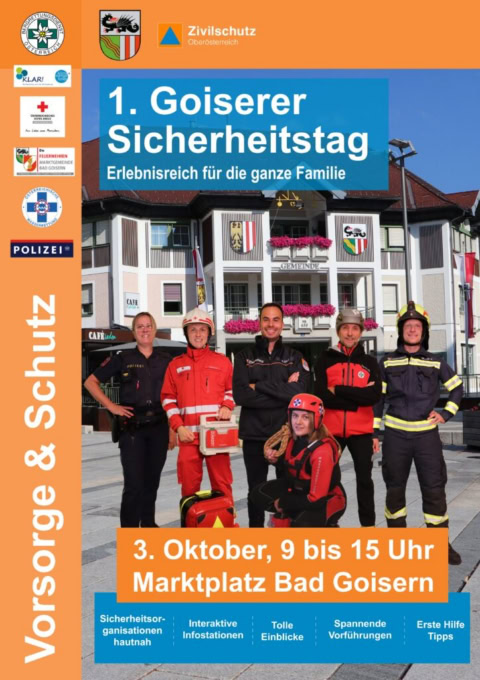 1. Goiserer Sicherheitstag – wir sind dabei!
