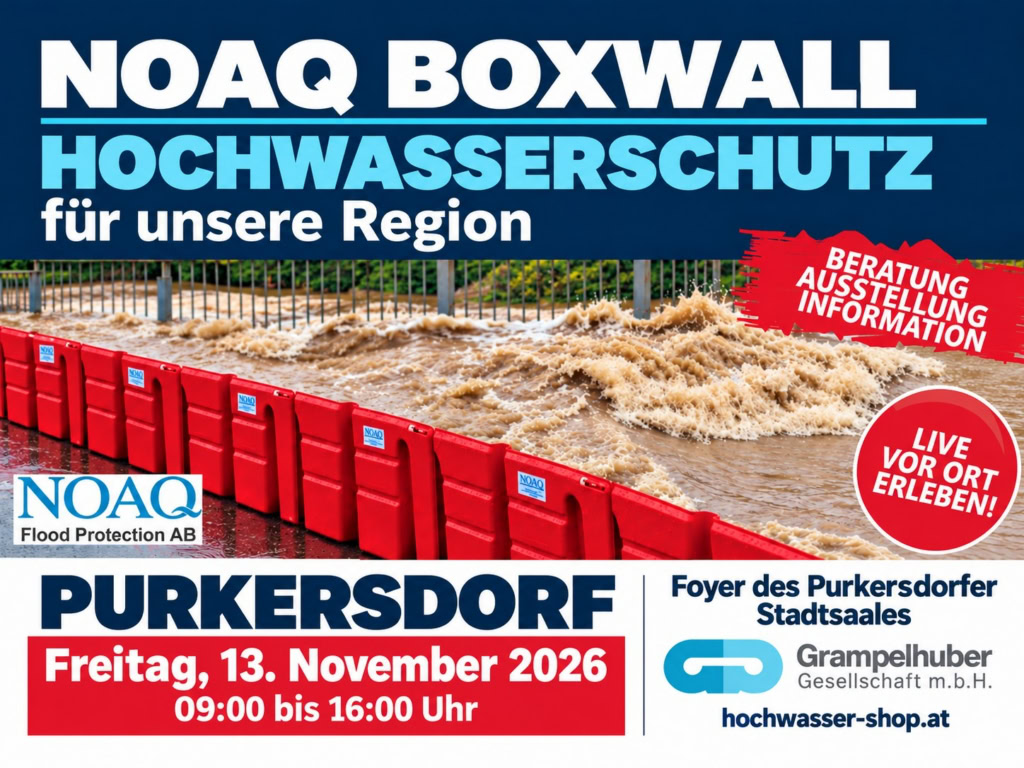 NOAQ Boxwall Hochwasserschutz